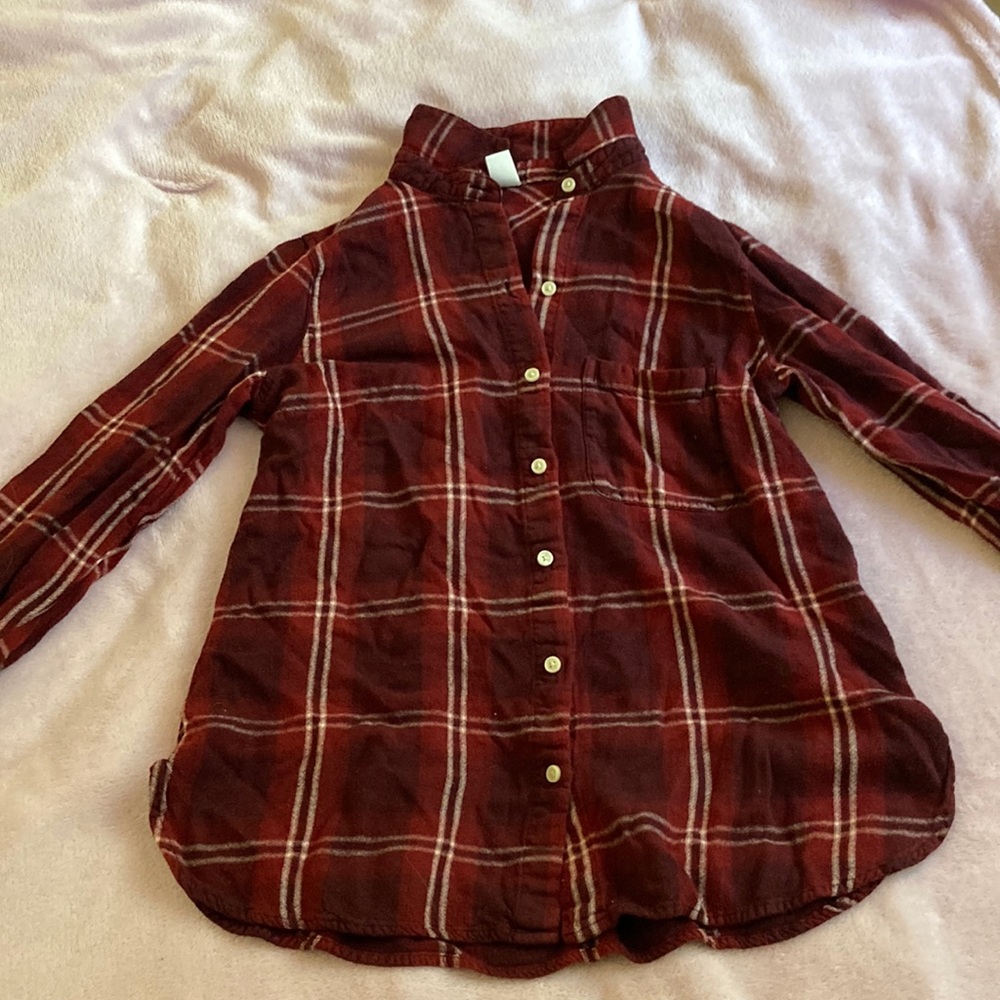 Old Nave medium women’s red flannel